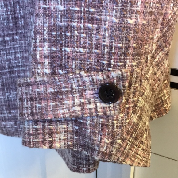 26W Avenue Pink Tweed. 🎀 Brand New Tweed Jacket, with Peter Pan Collar. - Picture 8 of 14